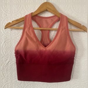 Pink | Seamless Spots Bra | Ombré | Medium